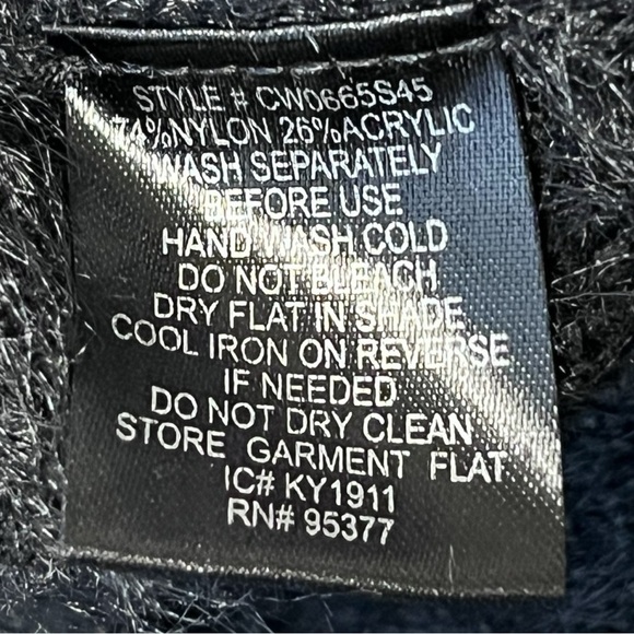 Sanctuary Women's High Neck Fuzzy Sweater Size L - Picture 11 of 15